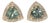 1Ct Montana Sapphire Earrings With Earth-Mined Diamond Accents: Solid 14k Gold For Sale
