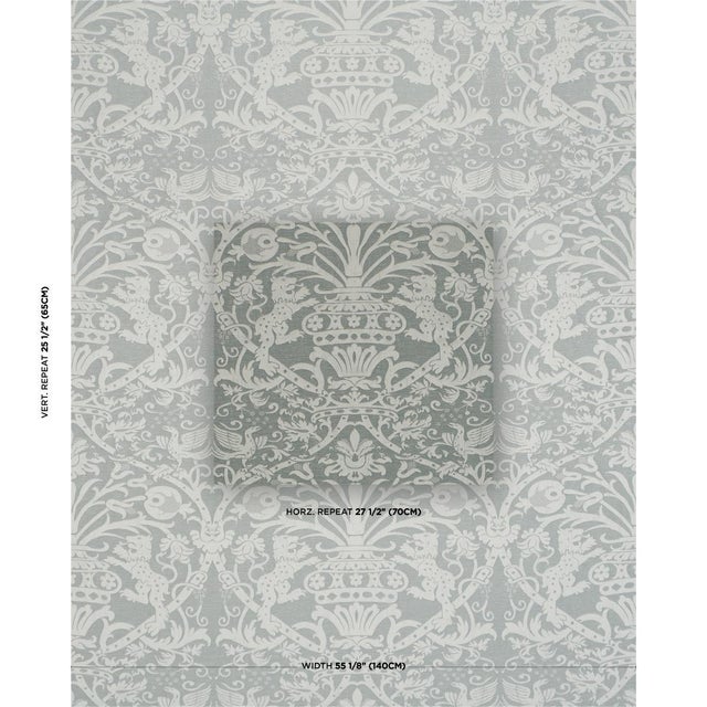 Woven in Italy on a traditional handloom, Dougal Damask is a refined Old World design brought to life with fanciful...