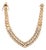 80s Vintage 1.11ct Diamond v Bracelet 14k Yellow Gold 7" Fine Link Jewelry For Sale