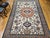 Vintage Ardabil Rug, Hand-Knotted Wool, Geometric Pattern, Ivory & Brick, 8x11 For Sale In Chicago - Image 6 of 16