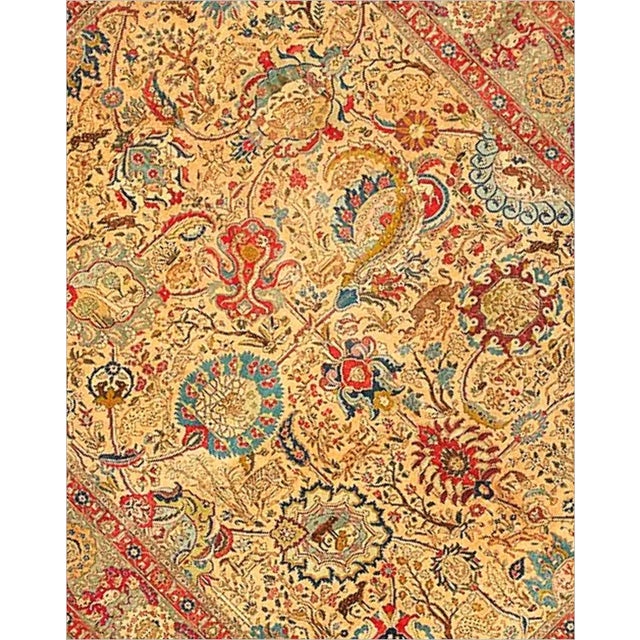 Persian 1940s Vintage Persian Rug For Sale - Image 3 of 4