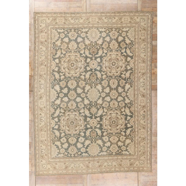 Antique Persian Tabriz Rug, 09'04 X 12'09 For Sale - Image 10 of 10