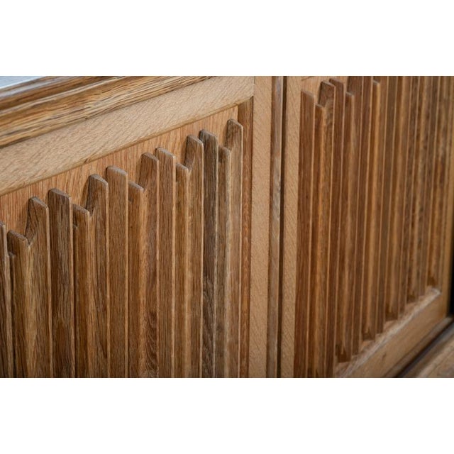 Vintage Danish Oak Sideboard by Henning Kjærnulf, 1960s For Sale - Image 10 of 13