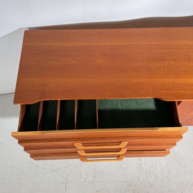 Wood Mid-Century British Sideboard from Beautility, 1960s For Sale - Image 7 of 11