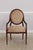 French Pair of Cr Laine French Louis XVI Open Arm Chairs For Sale - Image 3 of 16