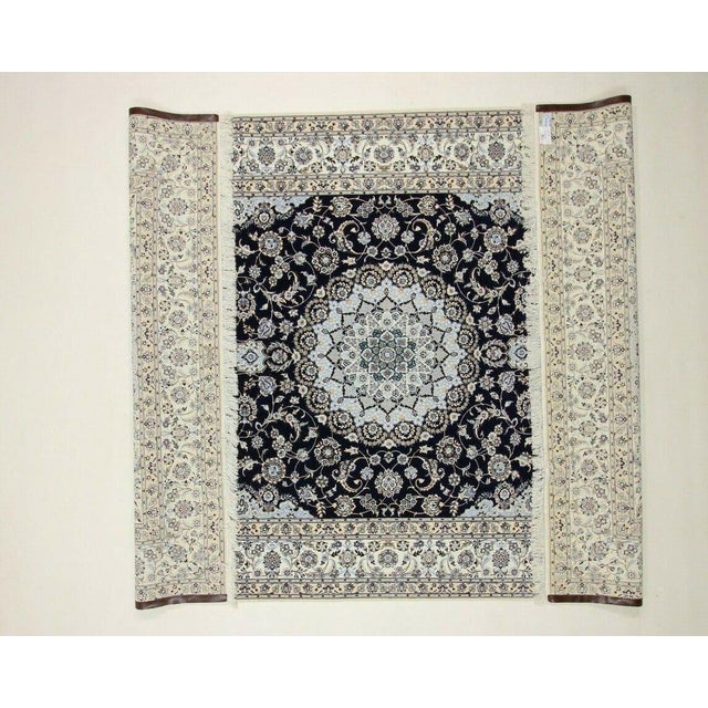 Middle Eastern Rug with Wool and Silk For Sale - Image 4 of 11