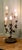 Large Italian Toleware Table Lamp This is a large piece it represents a Lemon Tree and it is set on a heavy iron base, it...