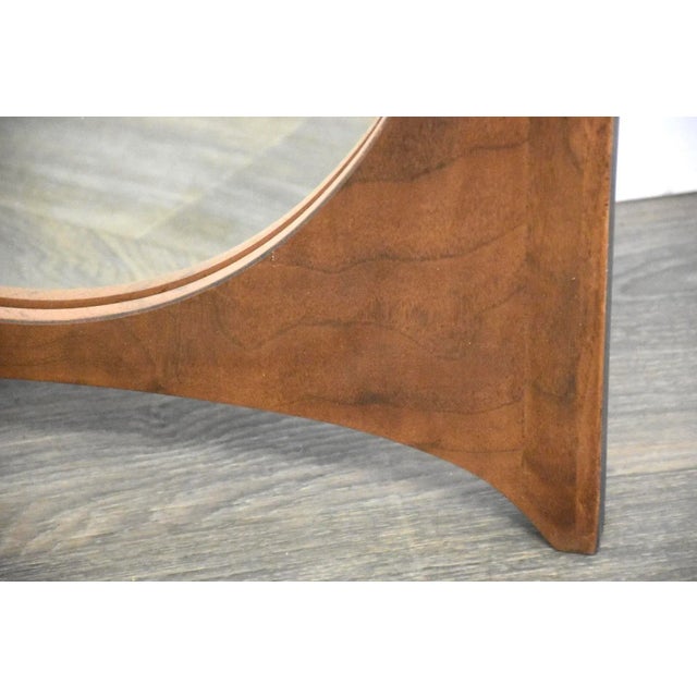 Broyhill Brasilia 1960s Broyhill Brasilia Walnut Mirror For Sale - Image 4 of 7