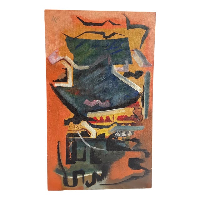 Norbert Louis, Fragmente 2000, Tempera on Cardboard For Sale