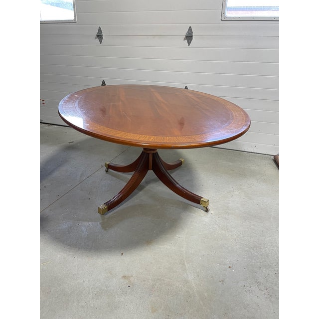 Large Oval Mahogany Tilt-Top Table For Sale - Image 9 of 9