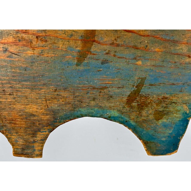 Mid 20th Century American Folk Art Primitive Pig Cutting Board For Sale - Image 5 of 10