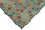 Boho Chic Balochi Blue/Rust Wool Rug - 3'4''x4'11'' For Sale - Image 4 of 11