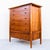 Restored 1950s Mount Airy Walnut & Brass Sculptural Mid Century Highboy Dresser, Attributed For Sale - Image 14 of 14