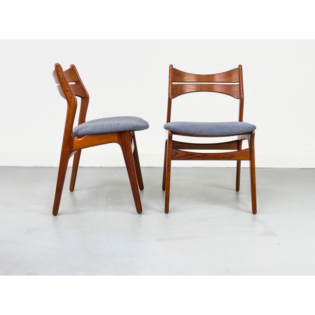 Danish Teak Dining Chairs by Erik Buch for Chr. Christensens Møbelfabrik, 1960s, Set of 6 For Sale - Image 9 of 18