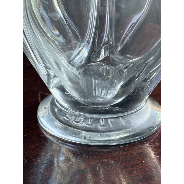 Transparent Mid 20th Century French 4 Chamber Decanter For Sale - Image 8 of 10