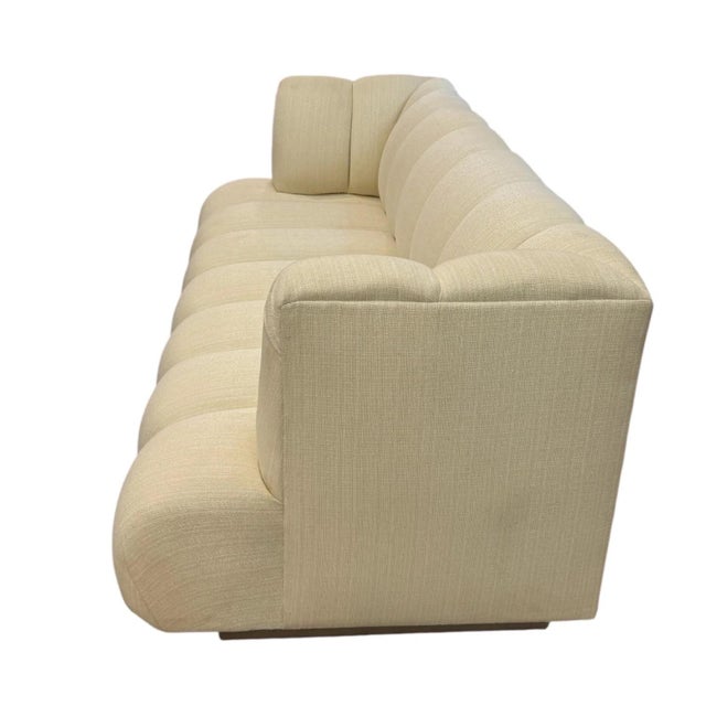 In the manner of Steve Chase's iconic channel sofas that were built with the quality of Martin Battrud. This particular...