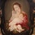 Antique 17th-century Flemish painting. Oil on panel artwork depicting a splendid Madonna and Child within a niche,...