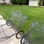 Black 1970s Style Wrought Iron Salterini Double Chase, 2 Pieces For Sale - Image 8 of 12