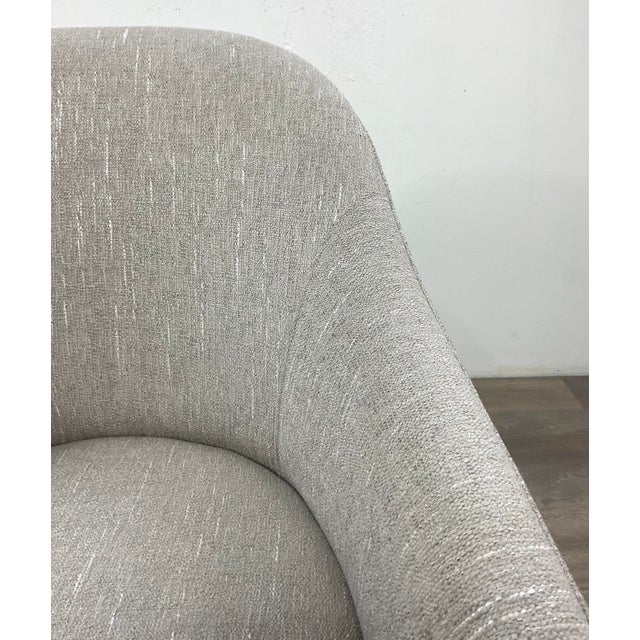 Caracole Caracole Modern Gray Next Course Arm Chair For Sale - Image 4 of 6