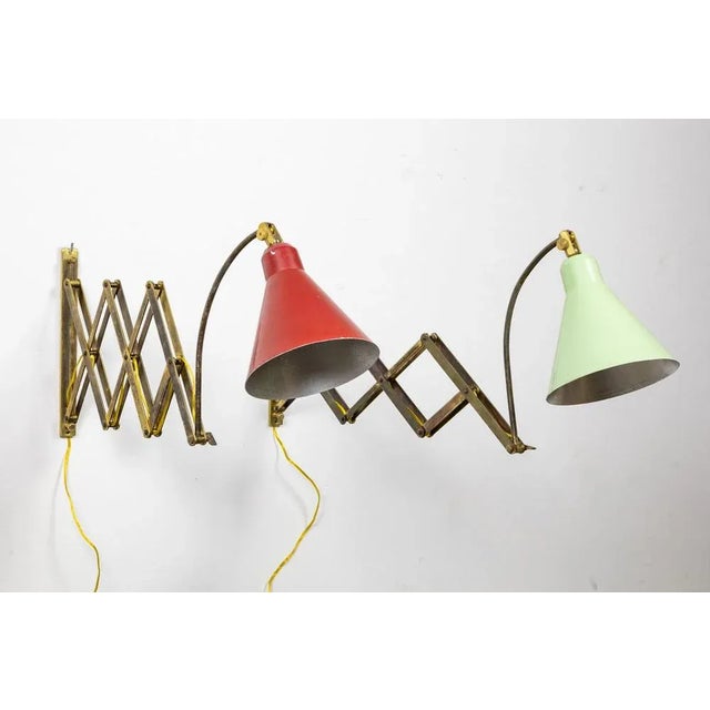 Italian Wall Lamps, 1950s, Set of 2 For Sale - Image 10 of 10