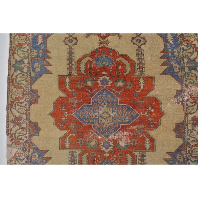 Textile Vintage Anatolian Floral Rug For Sale - Image 7 of 10