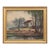 Early 20th Century Louisiana Swamp Cabin With Goats (Original Oil Painting), Knute Heldner For Sale