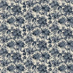 Monkey Puzzle Indigo Wallpaper