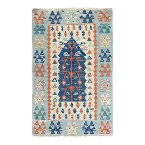 Vintage Kilim Rug 3'8'' x 5'8''
