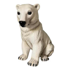 Vintage Italian Ceramic Polar Bear