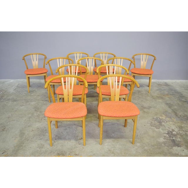 Modern Oak & Bentwood Dining Chairs, 1990s, Set of 11 For Sale - Image 14 of 18