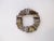 Art Nouveau Aged Metal and Turquoise Garland Brooch, France, 1920s For Sale - Image 17 of 18