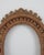 Large Vintage Decorated Wooden Frame, 1940s For Sale - Image 4 of 6