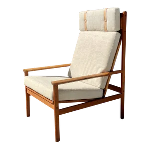 1960s Danish Modern Teak Lounge Chair by Hans Olsen for Juul Kristensen