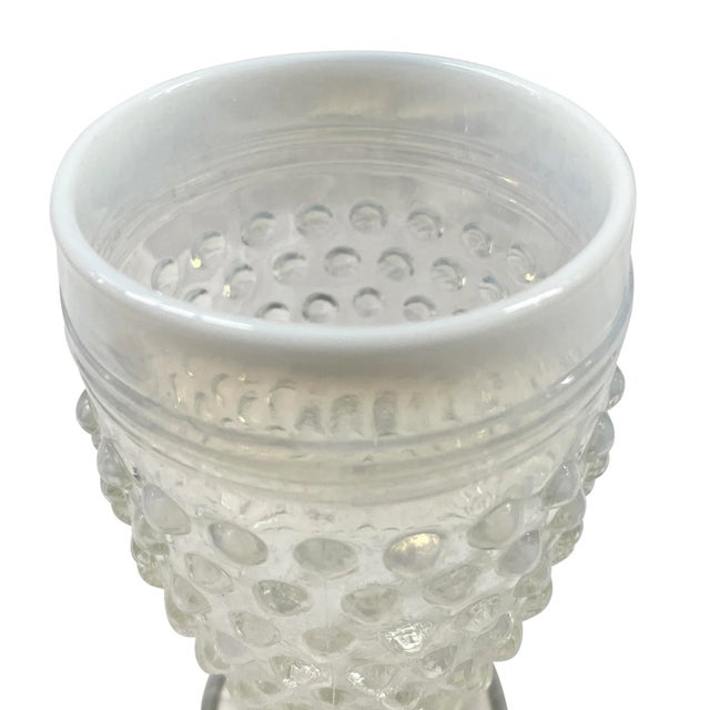 Set of Six Vintage Hobnail Juice Glasses For Sale In Chicago - Image 6 of 10
