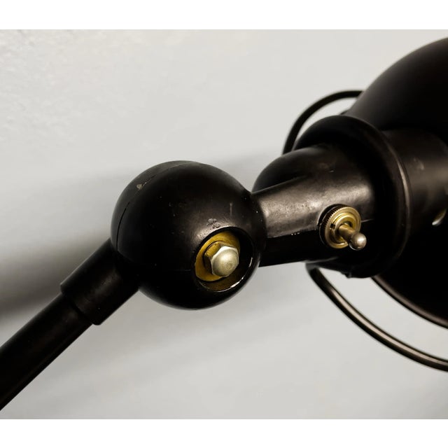 1950s Jielde Industrial Modern Task Lamp by Jean-Luis Domecq For Sale In Louisville - Image 6 of 10