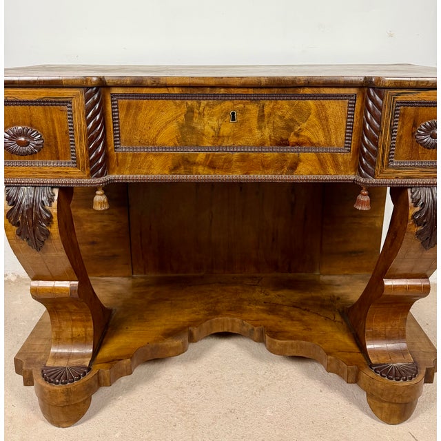 Art Deco Console Table with One Drawer, 1940 For Sale - Image 13 of 16