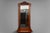 Art Nouveau Wall Mirror with Console in Walnut, Early 20th Century For Sale - Image 6 of 16