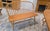 Hunt Country Furniture Oak Dining Extension Table & Chairs For Sale - Image 11 of 12