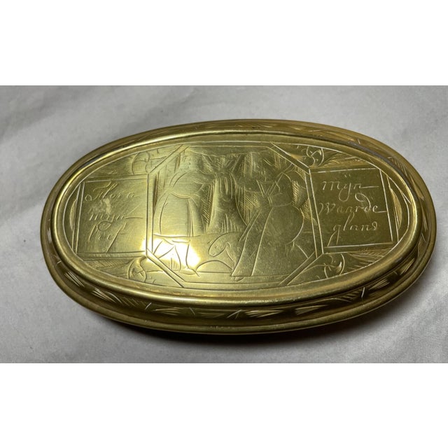 Delve into the rich past with this rare 18th century Dutch snuff box, a remarkable piece of history to own. Its hand-...