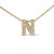 Elegance meets personalized charm in this exquisite pendant, meticulously crafted from radiant 10K yellow gold enhances...