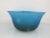 Glass Large Italian Murano Blue Art Glass Bowl by VeArt For Sale - Image 7 of 7