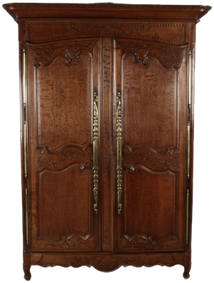 Antique Baroque Cabinet in Oak, 1820