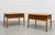 Mid-Century Modern Mid Century Modern Walnut + Oak End Tables by Lane Perception, a Pair, 1960's For Sale - Image 3 of 11