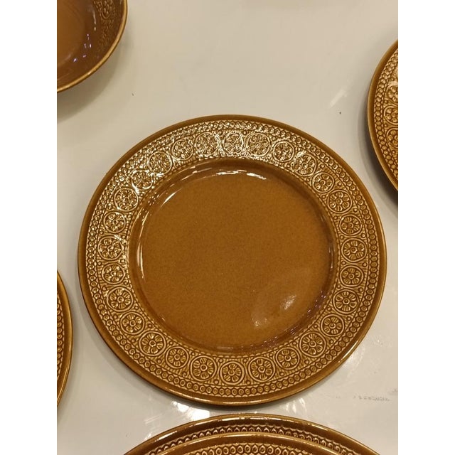 Ceramic Terracotta Colored Ceramic Margherita Dinner Service by Antonia Campi for Richard Ginori, Italy, 1960s, Set of 57 For Sale - Image 7 of 17