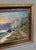 Blue Antique Coastal Seascape Oil Painting on Canvas For Sale - Image 8 of 10
