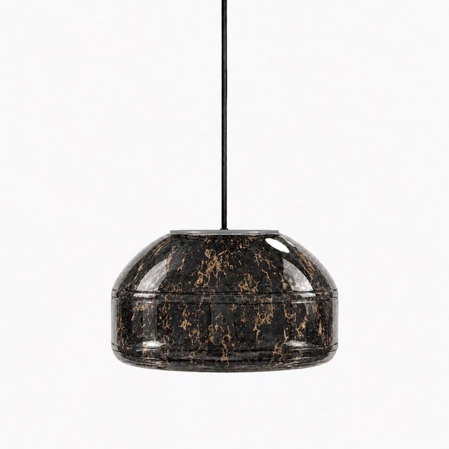 Not Yet Made - Made To Order Black Marble Blown Glass Pendant Light by Artem Zakharchenko-Halytskyi For Sale - Image 5 of 5