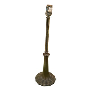 1970s Skinny Brass Table Lamp For Sale