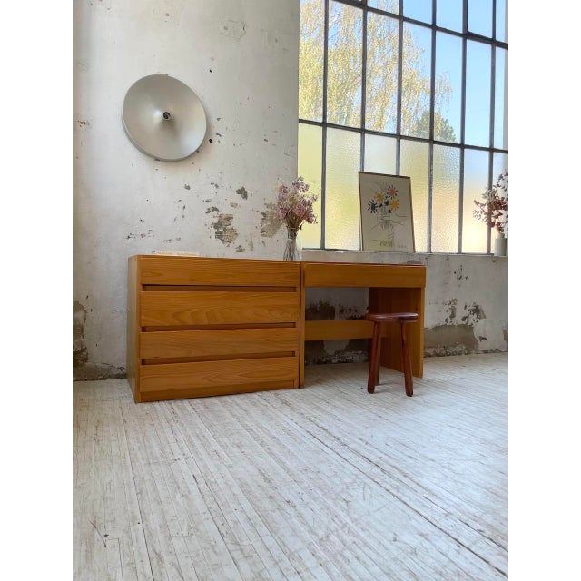 Elm Desk from Maison Regain Savoie, 1970s For Sale - Image 10 of 18