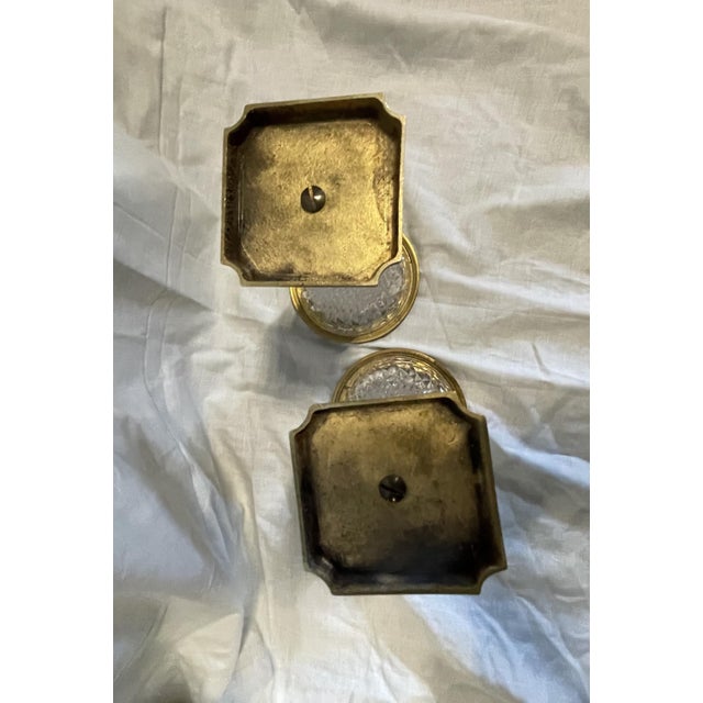 Crystal and Gilded Bronze Vases, 19th Century, Set of 2 For Sale - Image 11 of 13