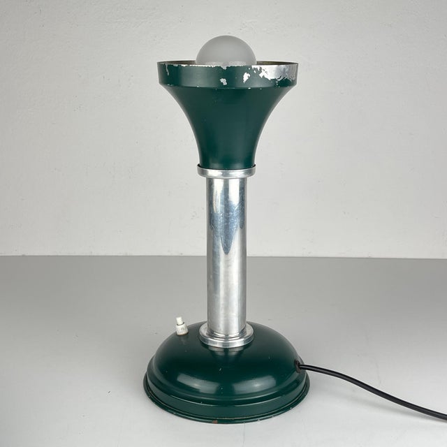 Bauhaus Metal Table Lamp, Germany, 1930s For Sale - Image 10 of 15